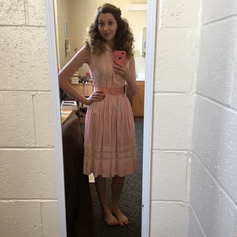 Pink 50s Vintage Dress